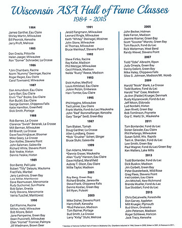 ASA Classes 1984-2015