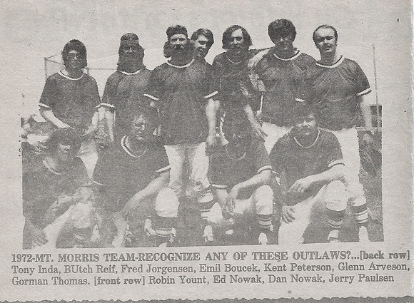 1972 Mount Morris Team