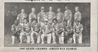 1987 Major State Champions - Green Bay Floral