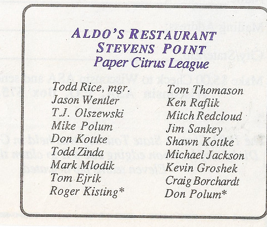 1991 Class A State Tourney Program  (37)