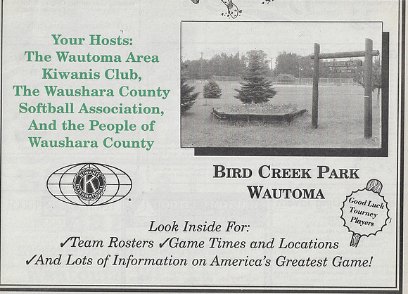 1996 Class B State Tournament Program  (2)