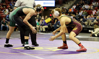 Waterloo 160 lbs. Trevor Firari Match #1 State Tournament 2023  (2)