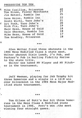 1987 Class A State Tournament Stats (7)