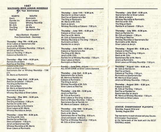 1987 Waushara County Beer League (3)