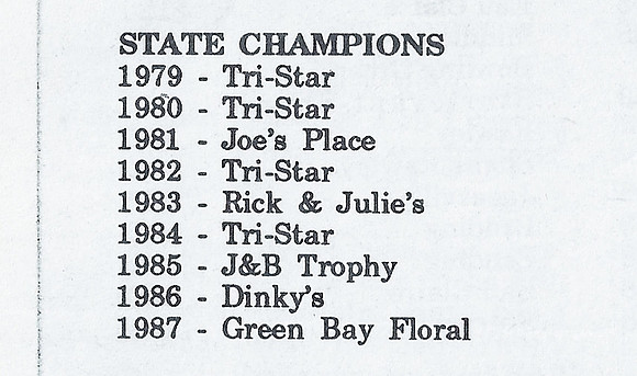 1987 Major State Tournament  (3)