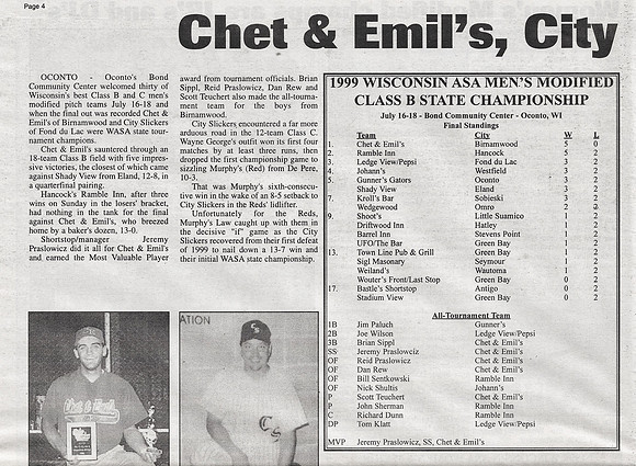 1999 Class B State Tournament (2)