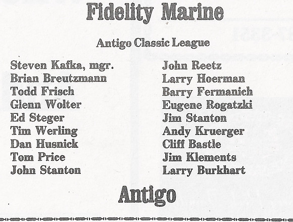 1986 Major State Tournament Program  (21)