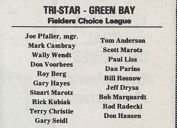1983 Major State Tournament Program  (15)