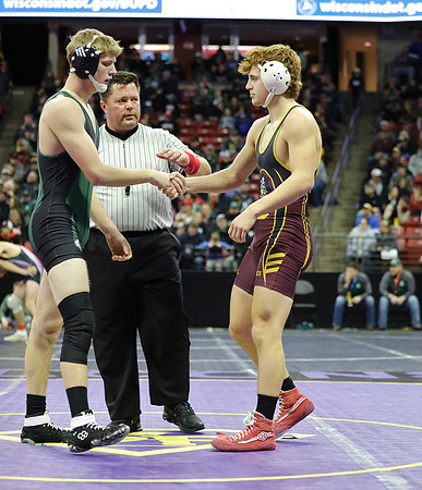 Waterloo 160 lbs. Trevor Firari Match #1 State Tournament 2023  (51)