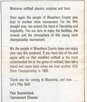 1987 Class A State Tournament  (3)