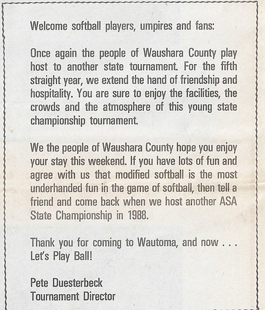 1987 Class A State Tournament  (3)