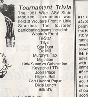 1981 Major State Tournament