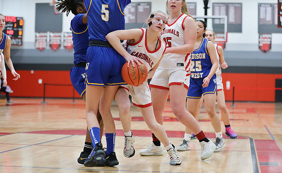 2-18-23 VARSITY SENIOR Lucy Strey NIGHT) vs. Madison West    (53)
