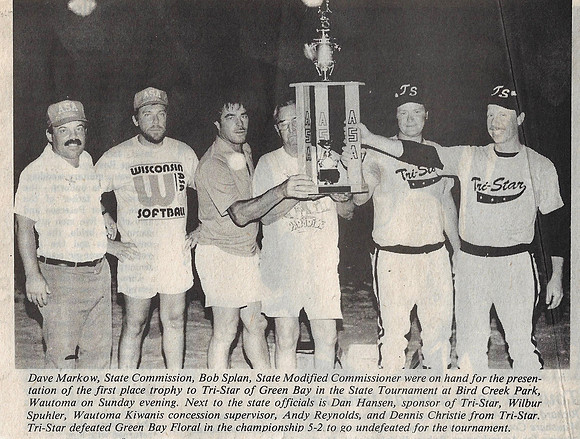 1988 Major State Tournament Wautoma  (5)