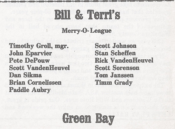 1986 Major State Tournament Program  (14)
