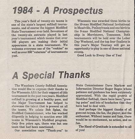 1984 Major State Tournament Program  (33)