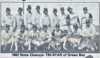 1982 Major State Champions - Tri Star