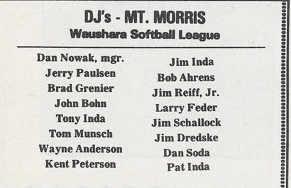 1983 Major State Tournament Program  (23)