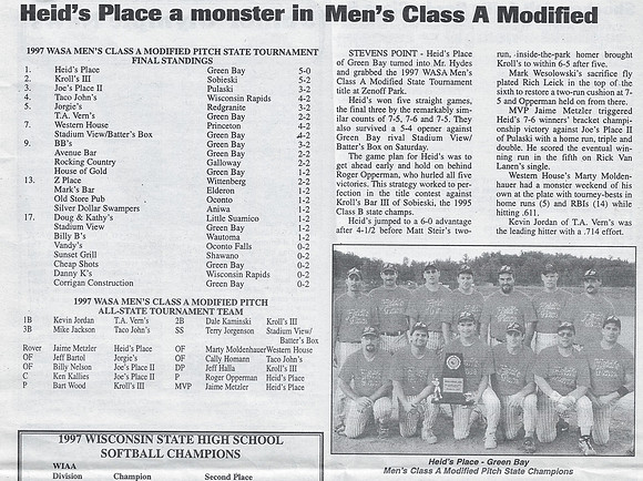 1997 Class A State Tournament  (2)