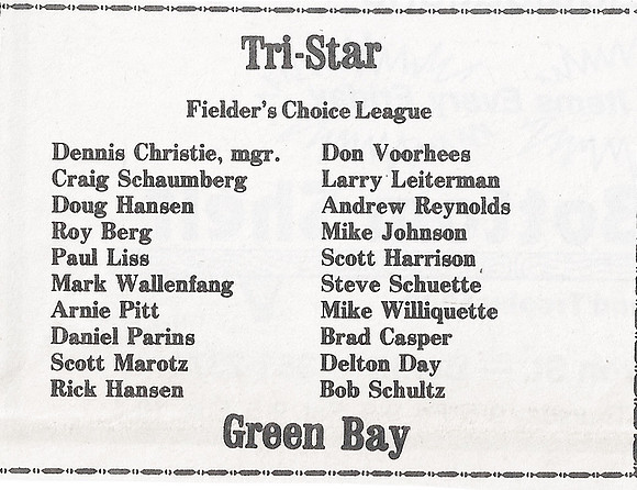 1986 Major State Tournament Program  (11)