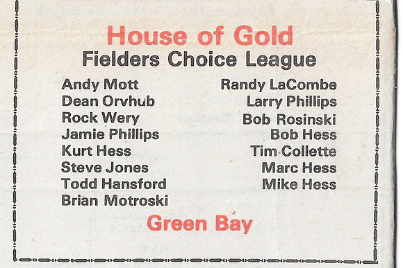 1987 Class A State Tournament  (25)