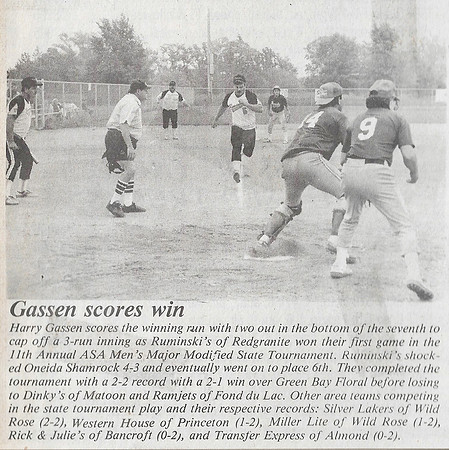 1988 Major A State Tournament - Plover (6)
