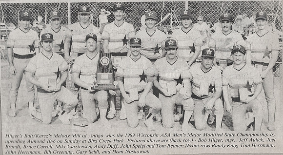 1989  Major A State Tournament