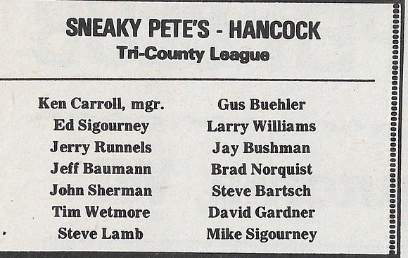 1983 Major State Tournament Program  (22)