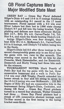 1987 Major State Tournament  (1)