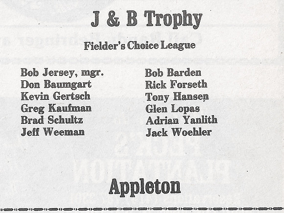 1986 Major State Tournament Program  (9)