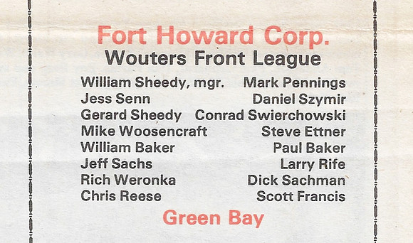 1987 Class A State Tournament  (15)