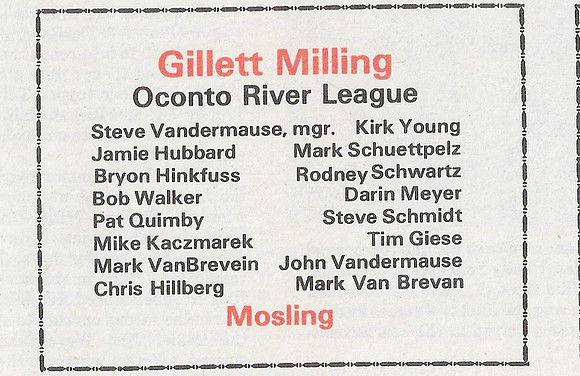 1987 Class A State Tournament  (8)