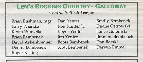 1996 Class B State Tournament Program  (20)