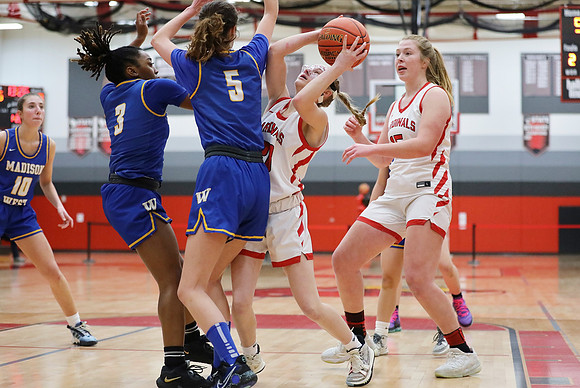 2-18-23 VARSITY SENIOR Lucy Strey NIGHT) vs. Madison West    (52)