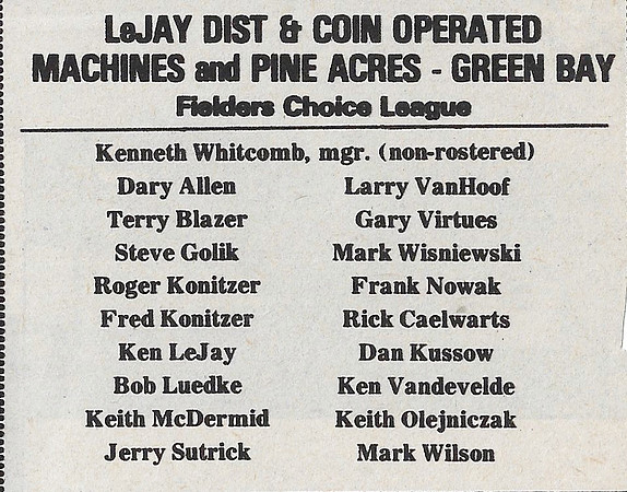 1983 Major State Tournament Program  (12)