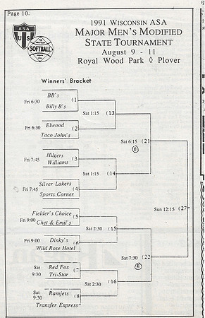1991 Class A State Tourney Program  (42)