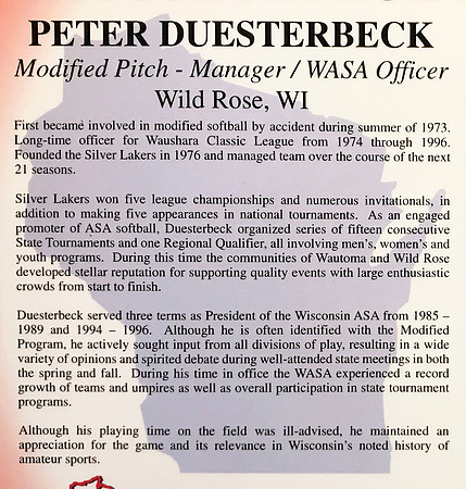 2013 Peter Duesterbeck Hall of Fame  (2)
