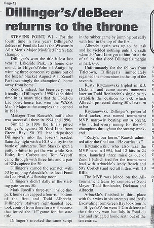1998 Major State Tournament  (1)