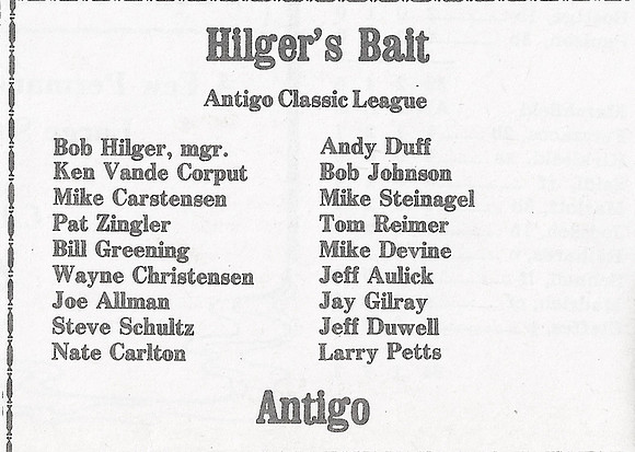 1986 Major State Tournament Program  (18)