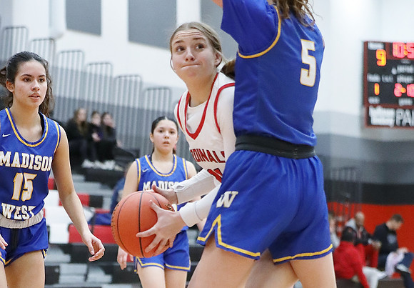 2-18-23 VARSITY SENIOR Lucy Strey NIGHT) vs. Madison West    (80)