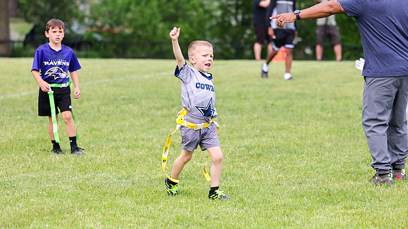 6-7-25 James V Flag Football (with Charlie)