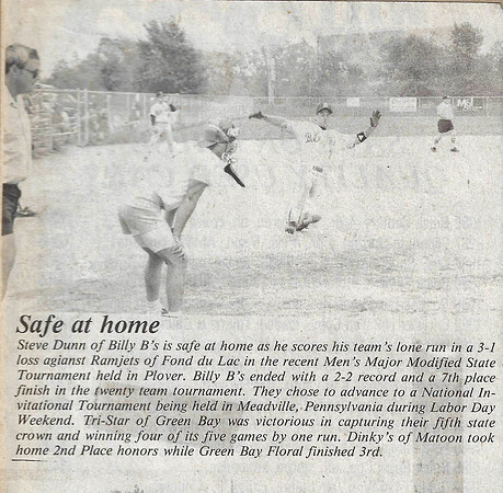 1988 Major A State Tournament - Plover (5)