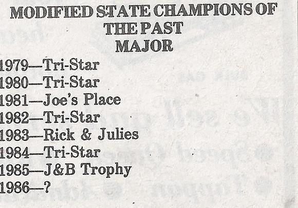 1986 Major State Tournament Program  (24)