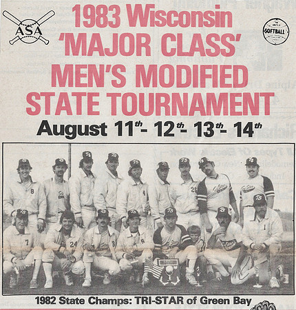 1982 Major State Champions Tri Star