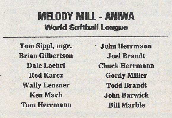 1983 Major State Tournament Program  (11)