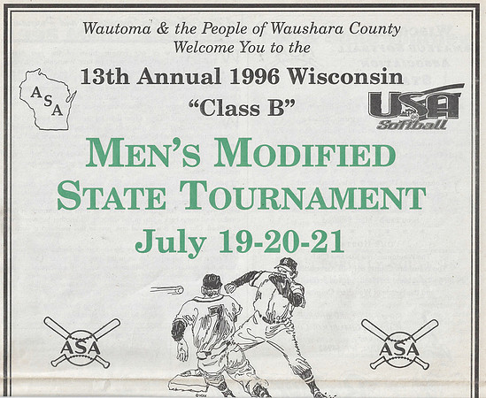 1996 Class B State Tournament Program  (1)