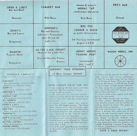 1978  Waushara County Beer League (2)
