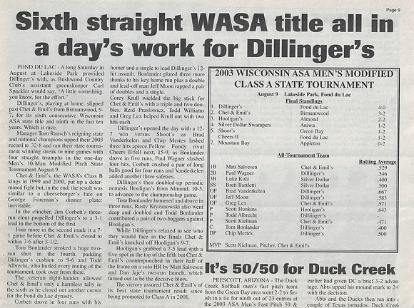 1997 Major State Tournament  (8)