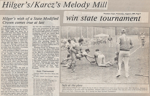 1989 Major A State Tournament (3)