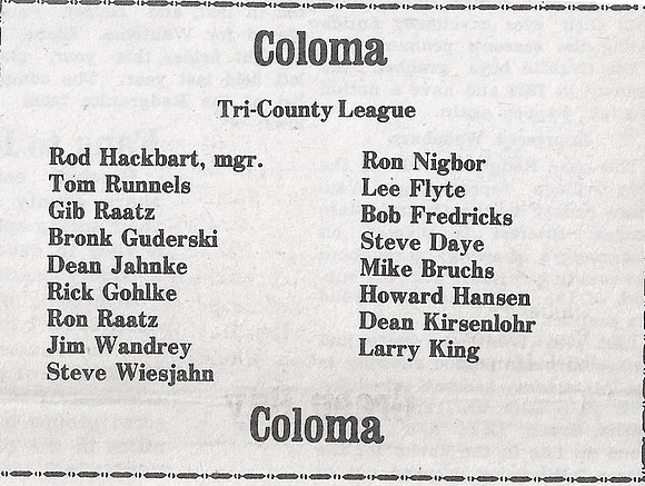 1986 Major State Tournament Program  (6)